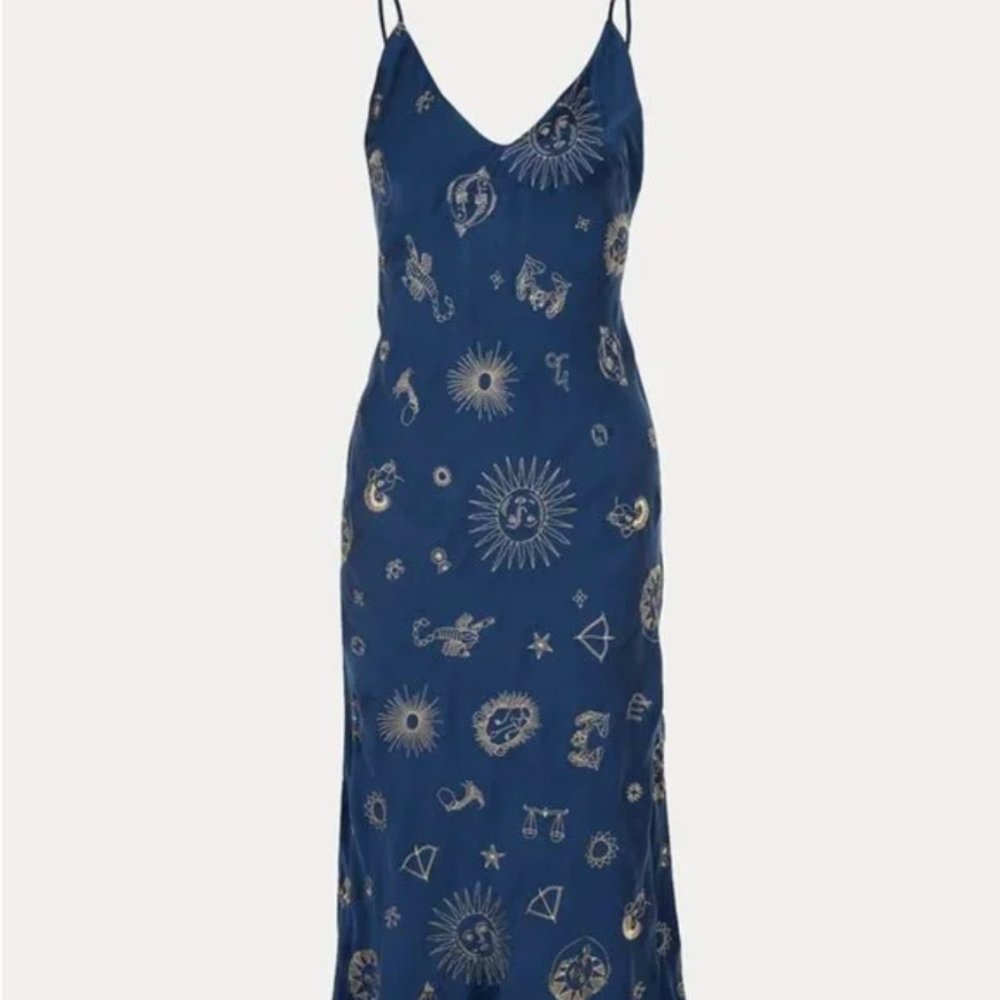 Realisation Par Silk Slip Dress The 1996 Zodiac NWT Size S